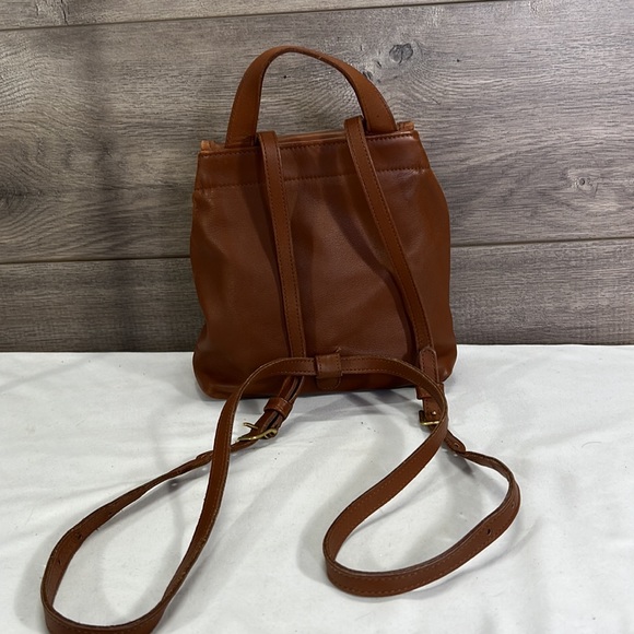 Coach Bantam Small Vintage Buckletrim #4152 British Tan Leather Backpack - Picture 2 of 12